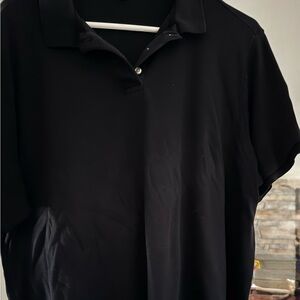 Lands' End Black Women's Polo Shirt